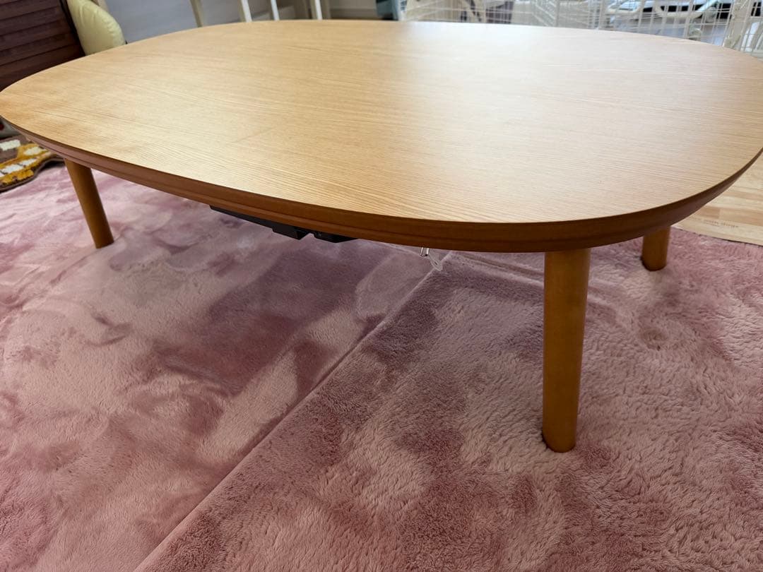 MUJI 楕円形 こたつ大　2024年製　極美品　たのメル便発送　Yoko