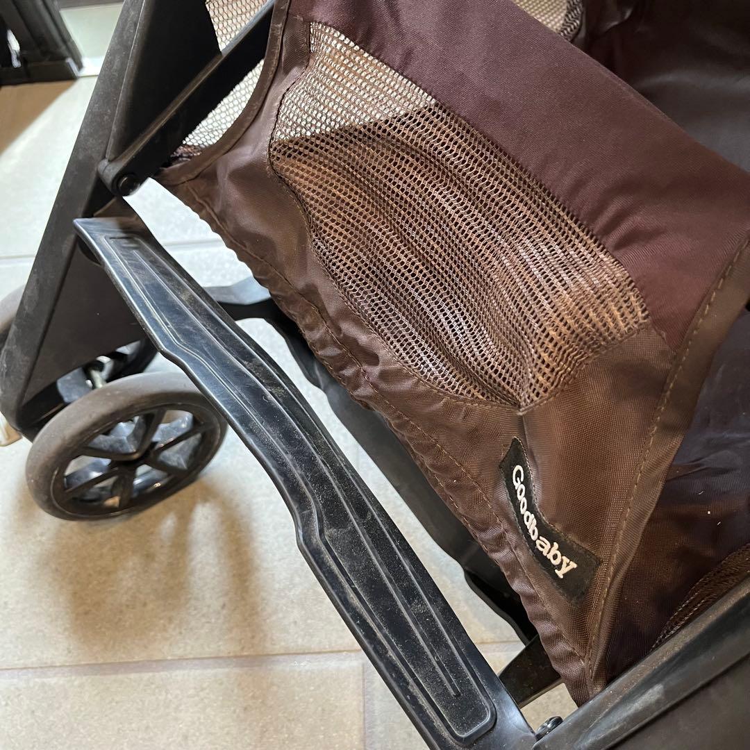 美品☆ポキット ベビーカー 折りたたみ式 ブラウン