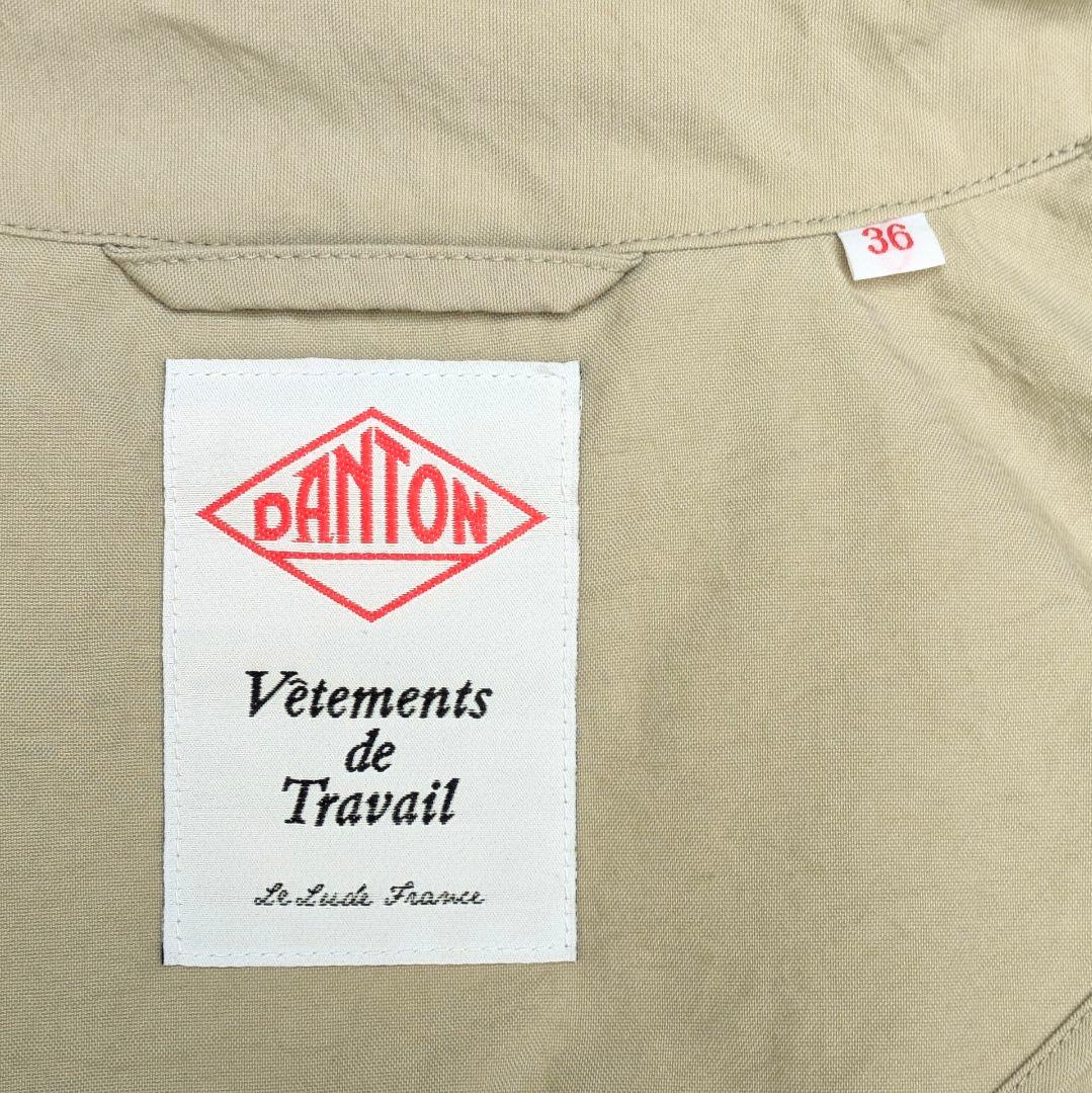 DANTON／ドルマンスリーブ　ステンカラーコート　ベージュ　36サイズ