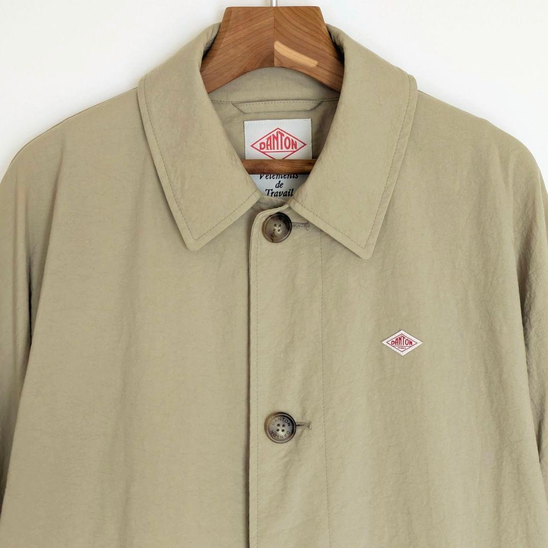 DANTON／ドルマンスリーブ　ステンカラーコート　ベージュ　36サイズ