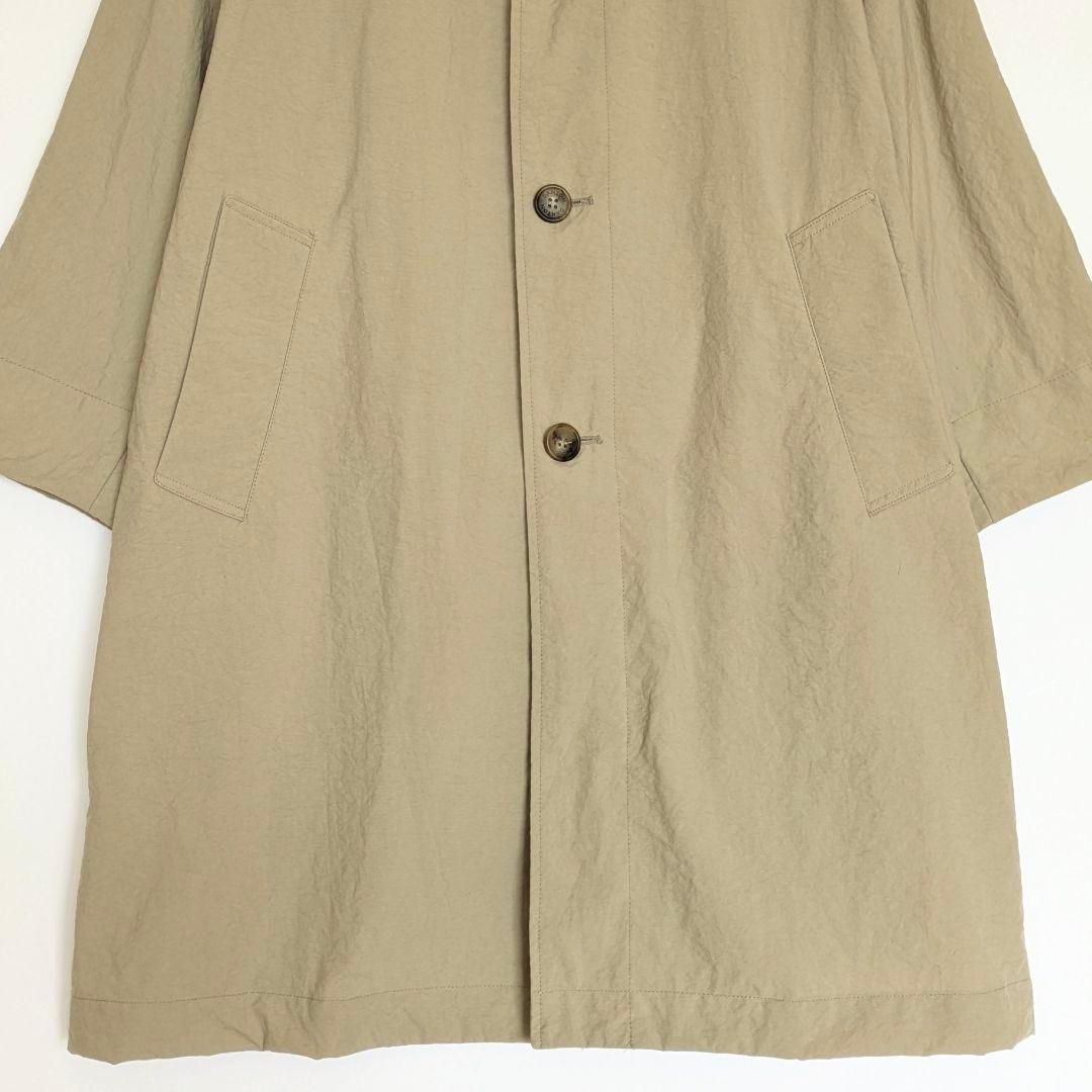 DANTON／ドルマンスリーブ　ステンカラーコート　ベージュ　36サイズ