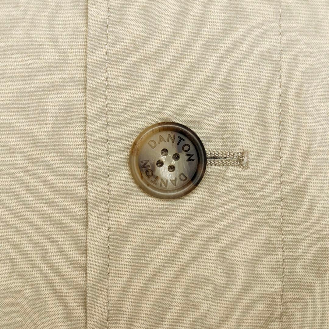DANTON／ドルマンスリーブ　ステンカラーコート　ベージュ　36サイズ