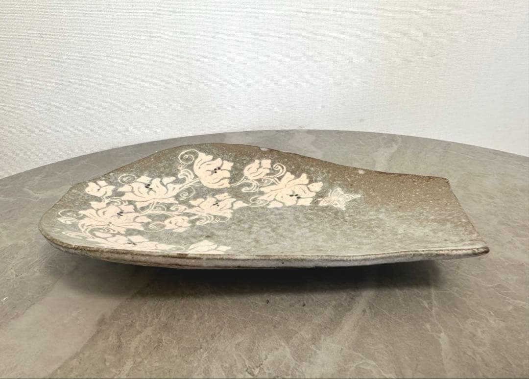 土本訓寛　土本久美子 象嵌 蓮文 蓮弁　作家物 陶磁器 一点もの　花柄