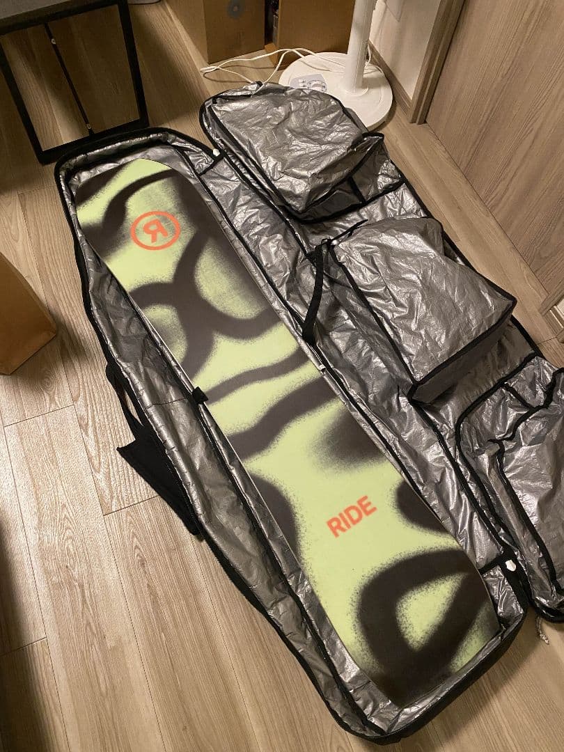 RIDE WARPIG スノーボード148cm + COMFY 収納バッグセット