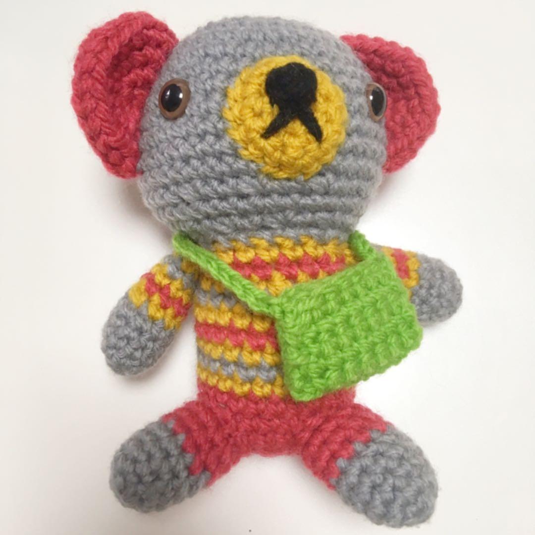 あみぐるみ ベア 3体セット ハンドメイド くま 手づくり