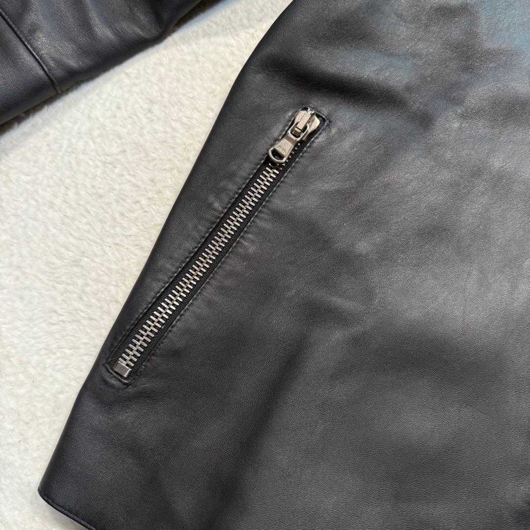 DENIM×tomrrowland別注 シングルライダースジャケット M 羊革