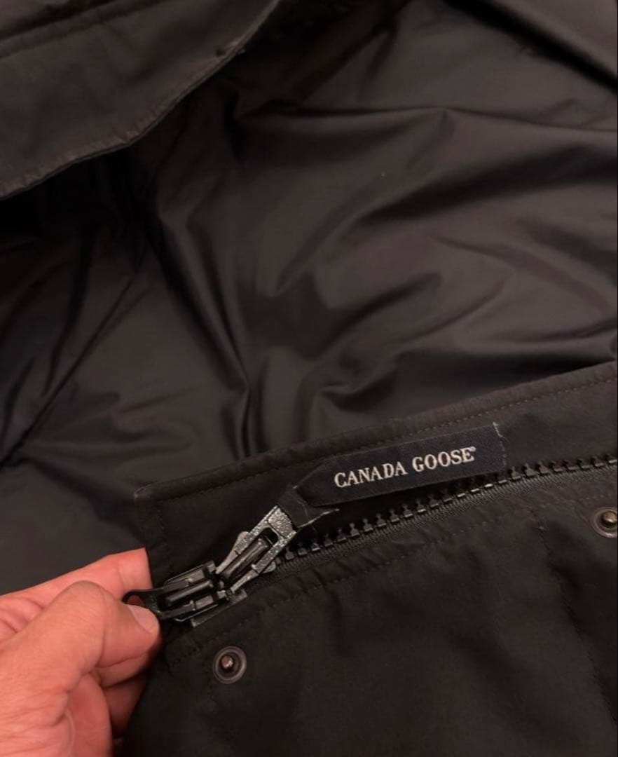  シェルバーンパーカー 黒 M/M カナダグースブラック
