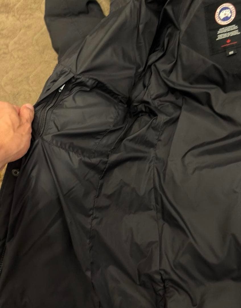   シェルバーンパーカー 黒 M/M カナダグースブラック