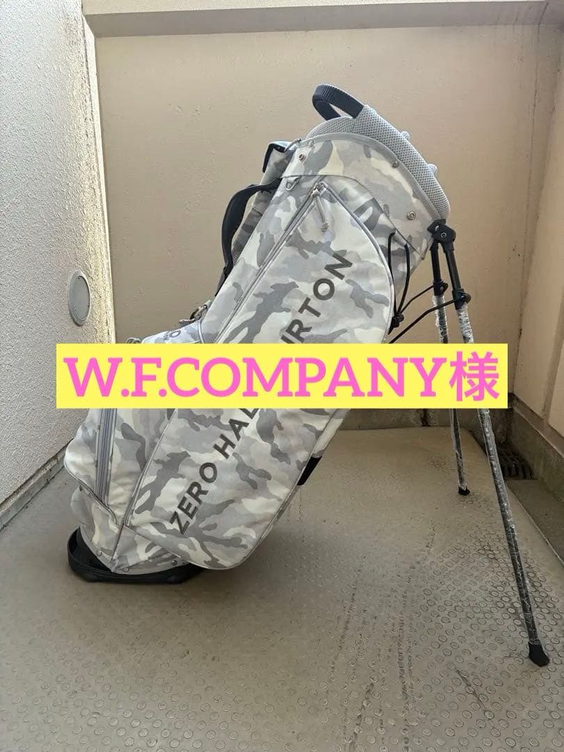 ZERO HALLIBURTON 迷彩 キャディバッグ