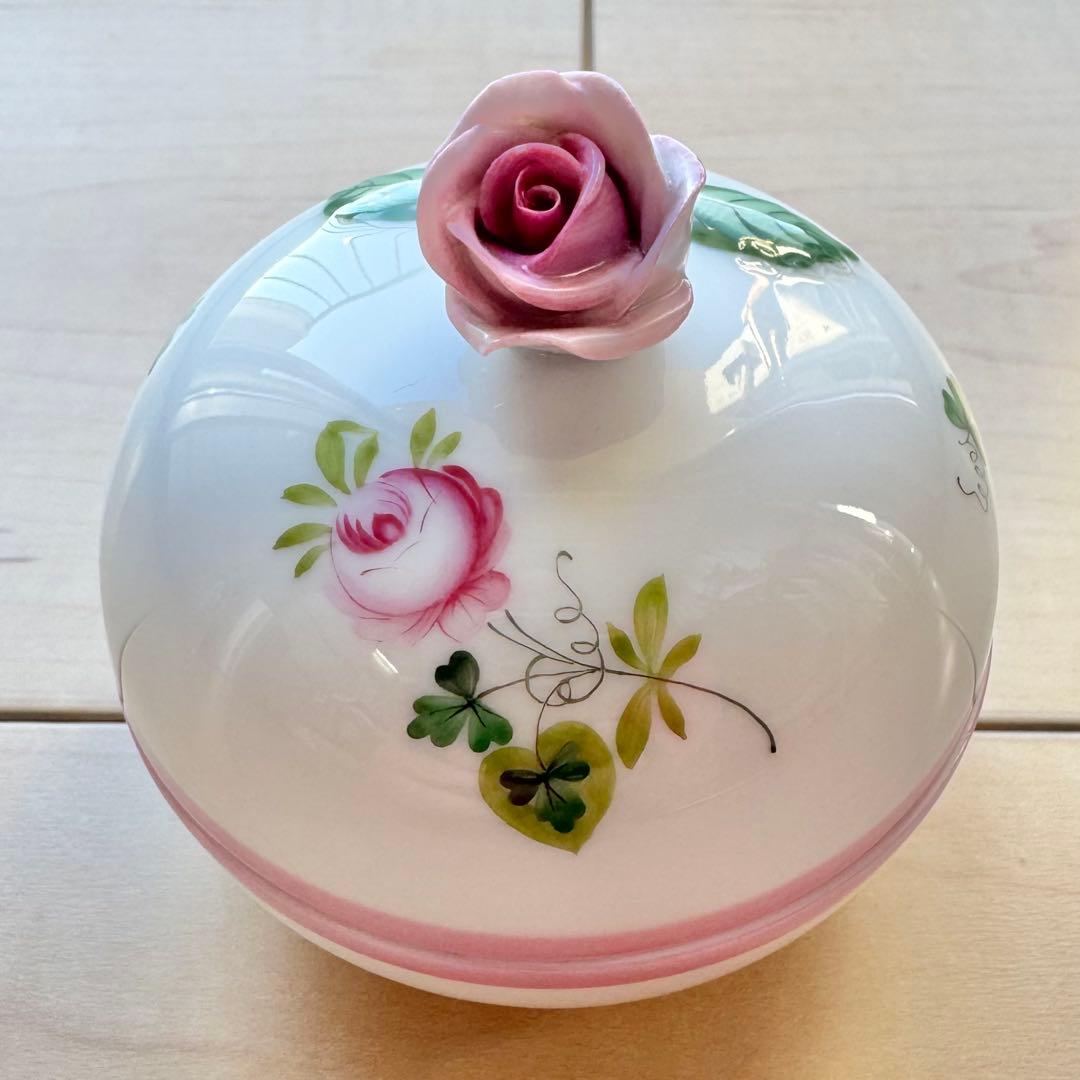 Herend ボンボニエール　ピンク