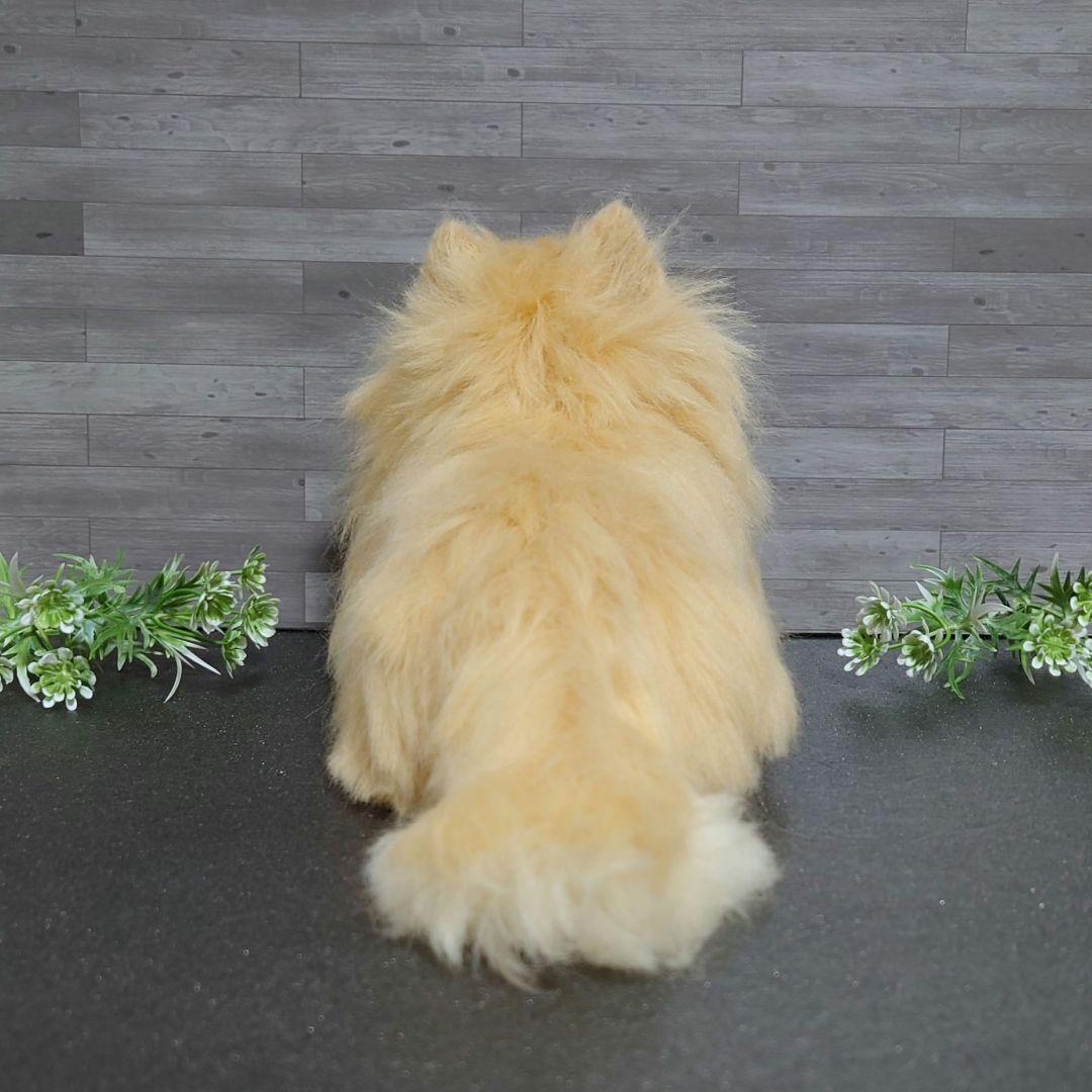 羊毛フェルト犬　ポメラニアン