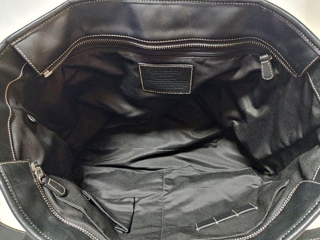 (4910)COACHトランスアトランティックビジネストートバッグ　ユーズド良品
