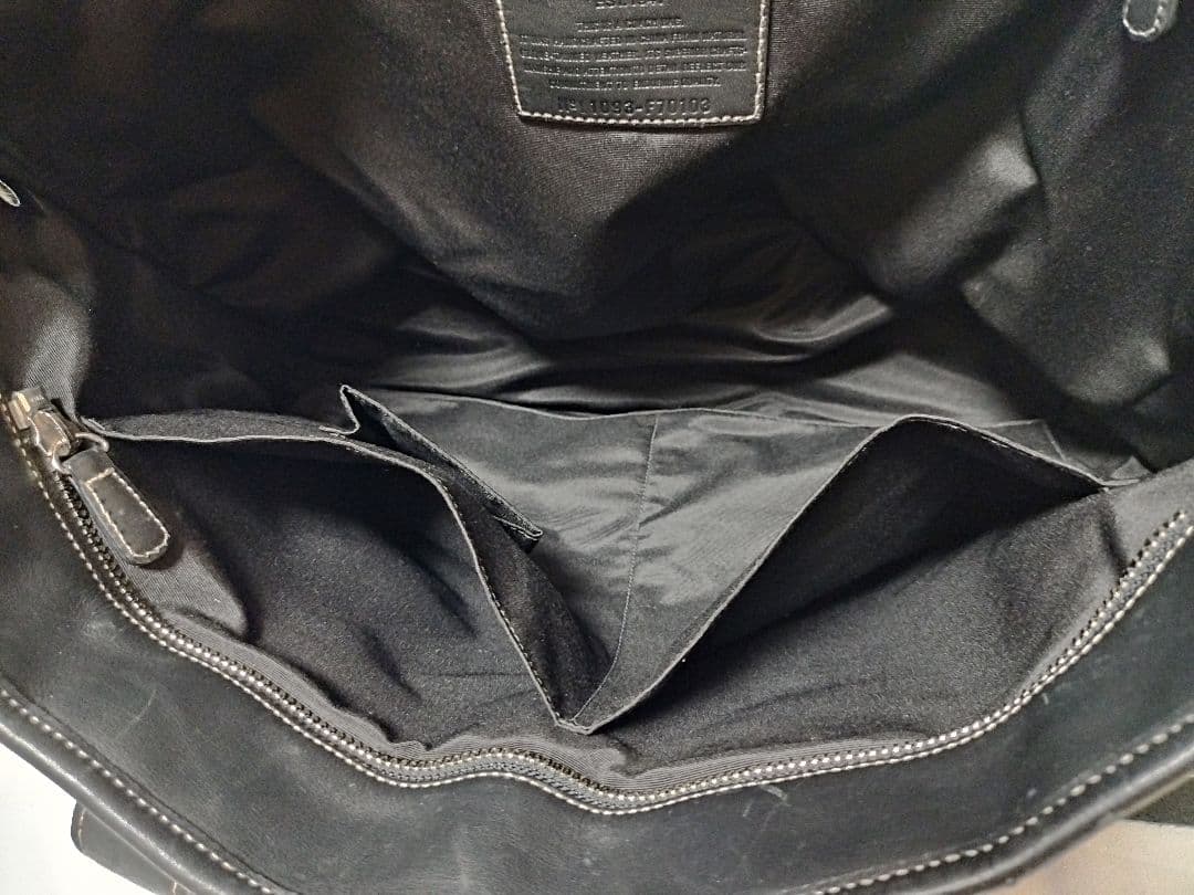 (4910)COACHトランスアトランティックビジネストートバッグ　ユーズド良品