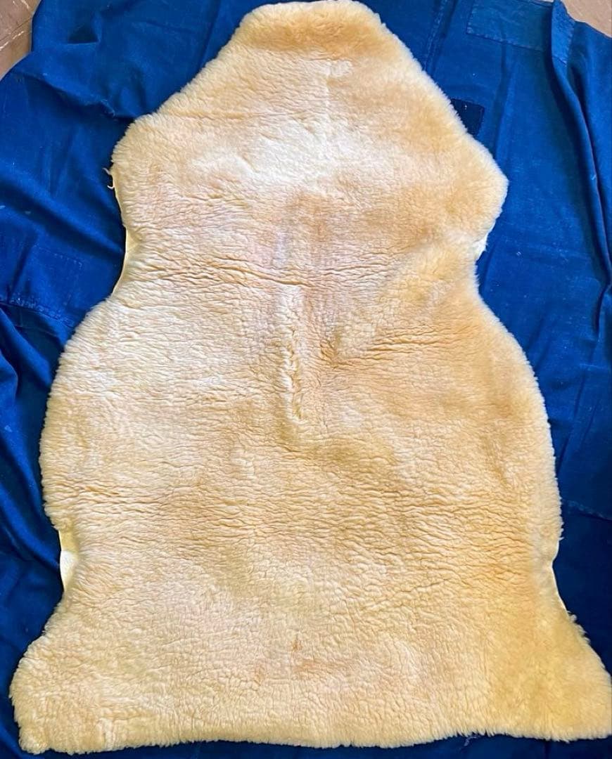 ヴィンテージ ニチロ ムートン ラグ ①