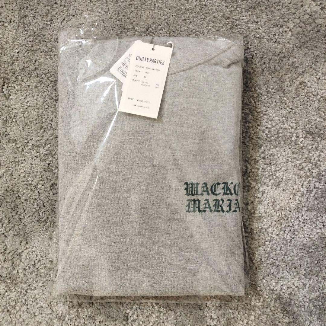 WACKO MARIA ワコマリアPULLOVER HOODED SWEAT灰