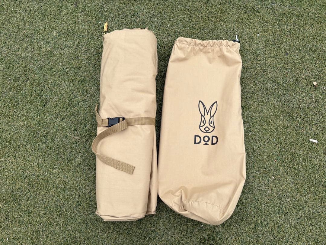 【もい様】DOD ディーオーディー カマボコテント 3M タン 4点セット