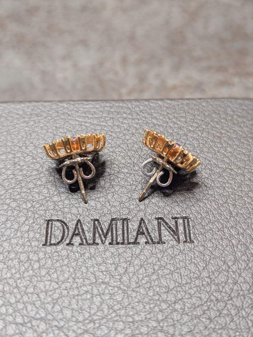 DAMIANI フラワーモチーフ ピアス　20072767
