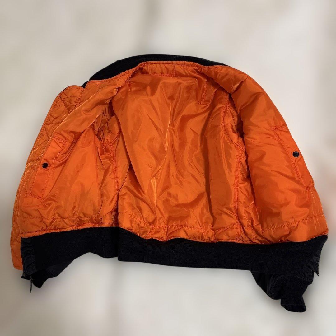 USA製 ALPHA MA-1 希少ブラック　 IDEAL フライトジャケット