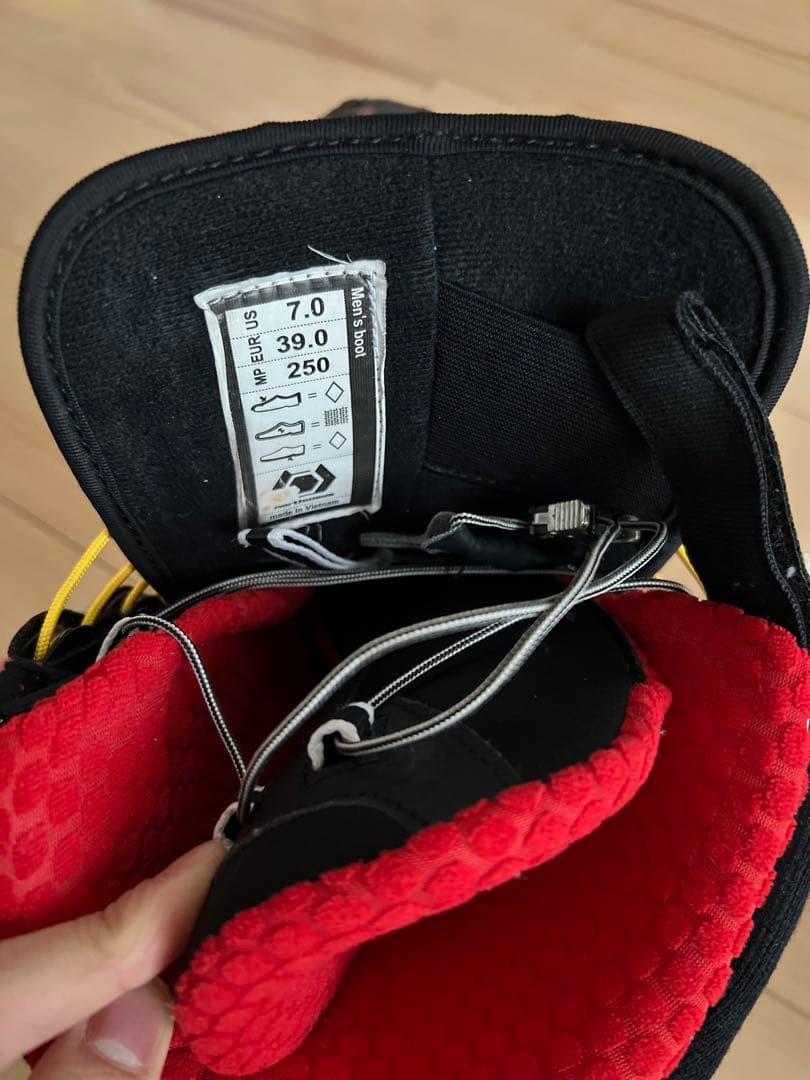 northwave スノーボードブーツ レッド　収納バック付