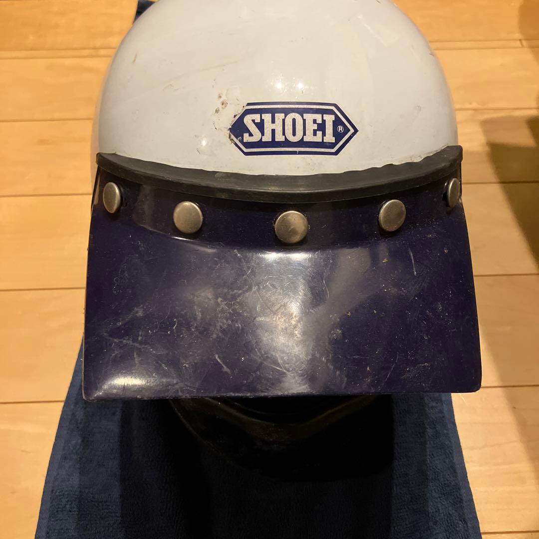 僕*す様 SHOEI EX-5 ジェットヘルメット ホワイト/ブルー