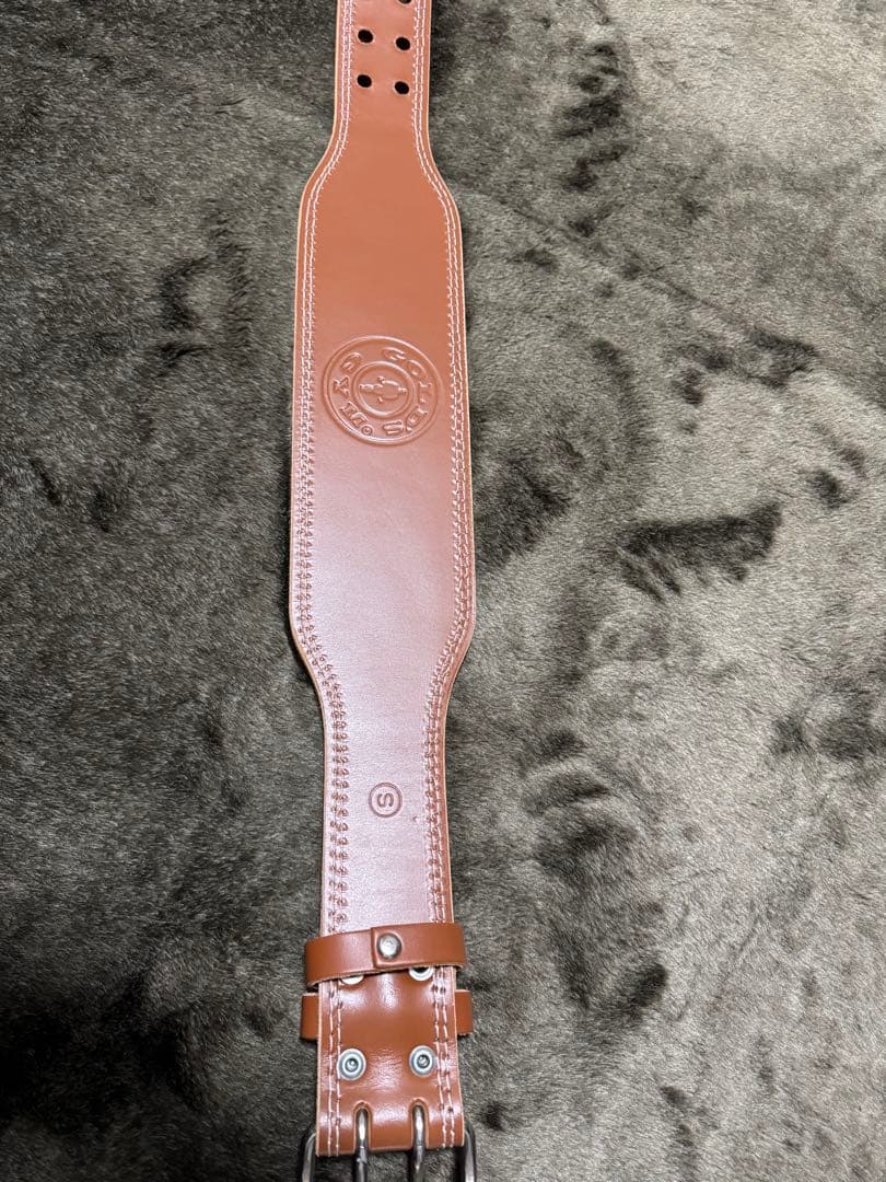 試着のみ　ゴールドジム　プロレザーベルト