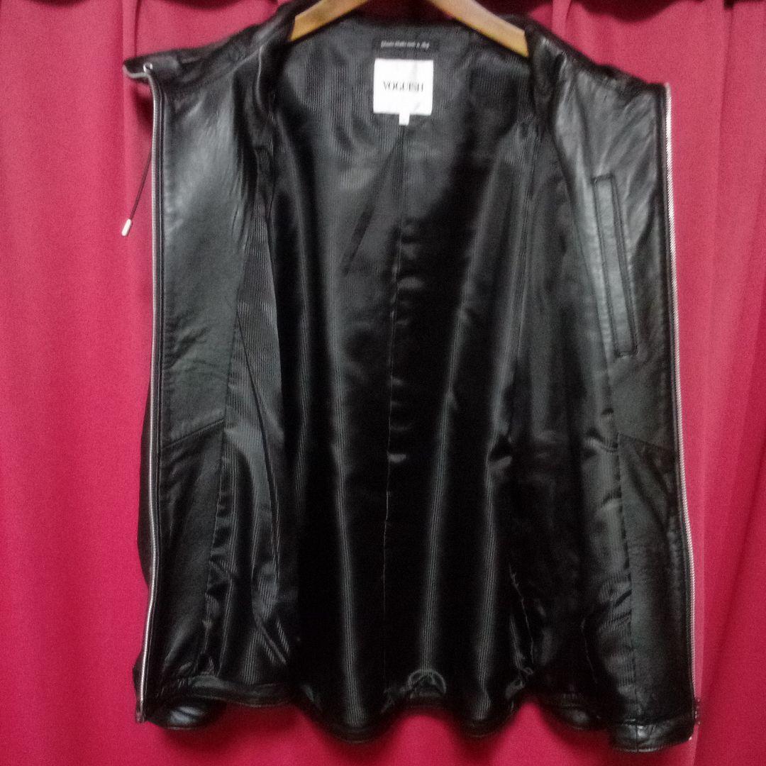 VOGUISH/レザーシングルライダースジャケット/希少サイズXL/中古