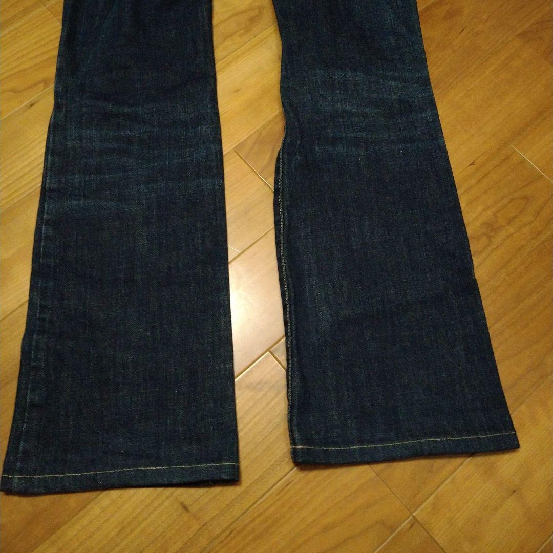 【美品】DSQUARED　38　イタリア製　フレア　シンプル　ダメージ加工