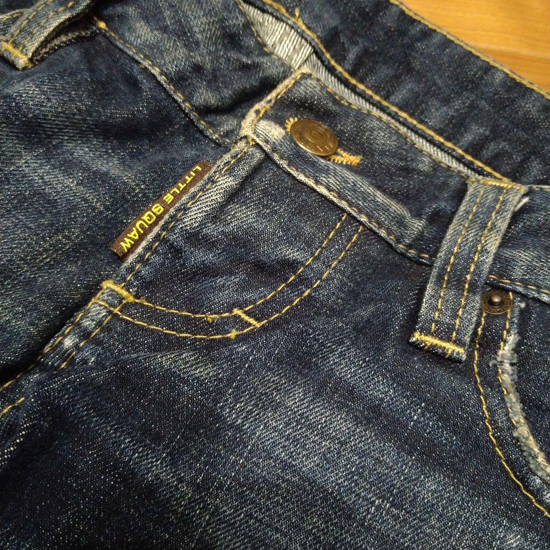 【美品】DSQUARED　38　イタリア製　フレア　シンプル　ダメージ加工