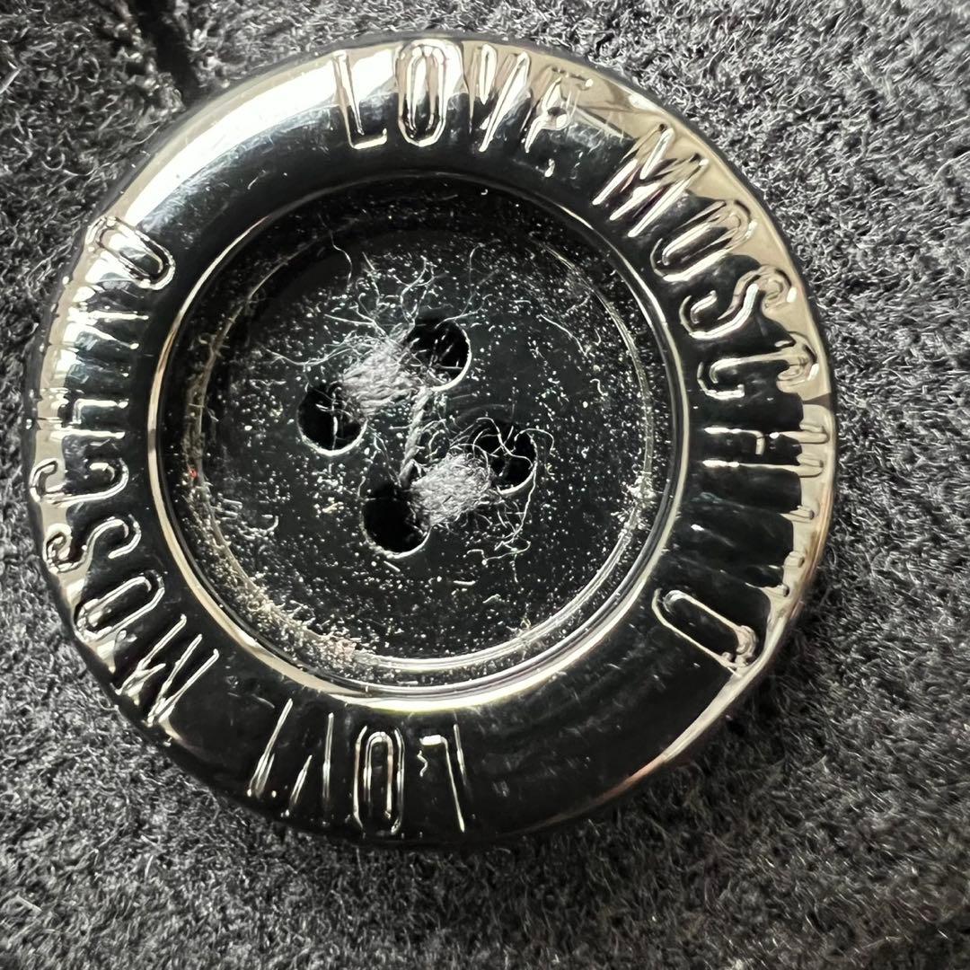 LOVE MOSCHINO ラブモスキーノ ベルテッドコート　着丈116cm