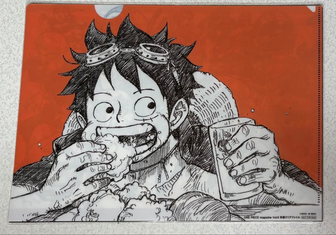 ワンピースマガジンVol.6 懸賞当選品 特製クリアファイル