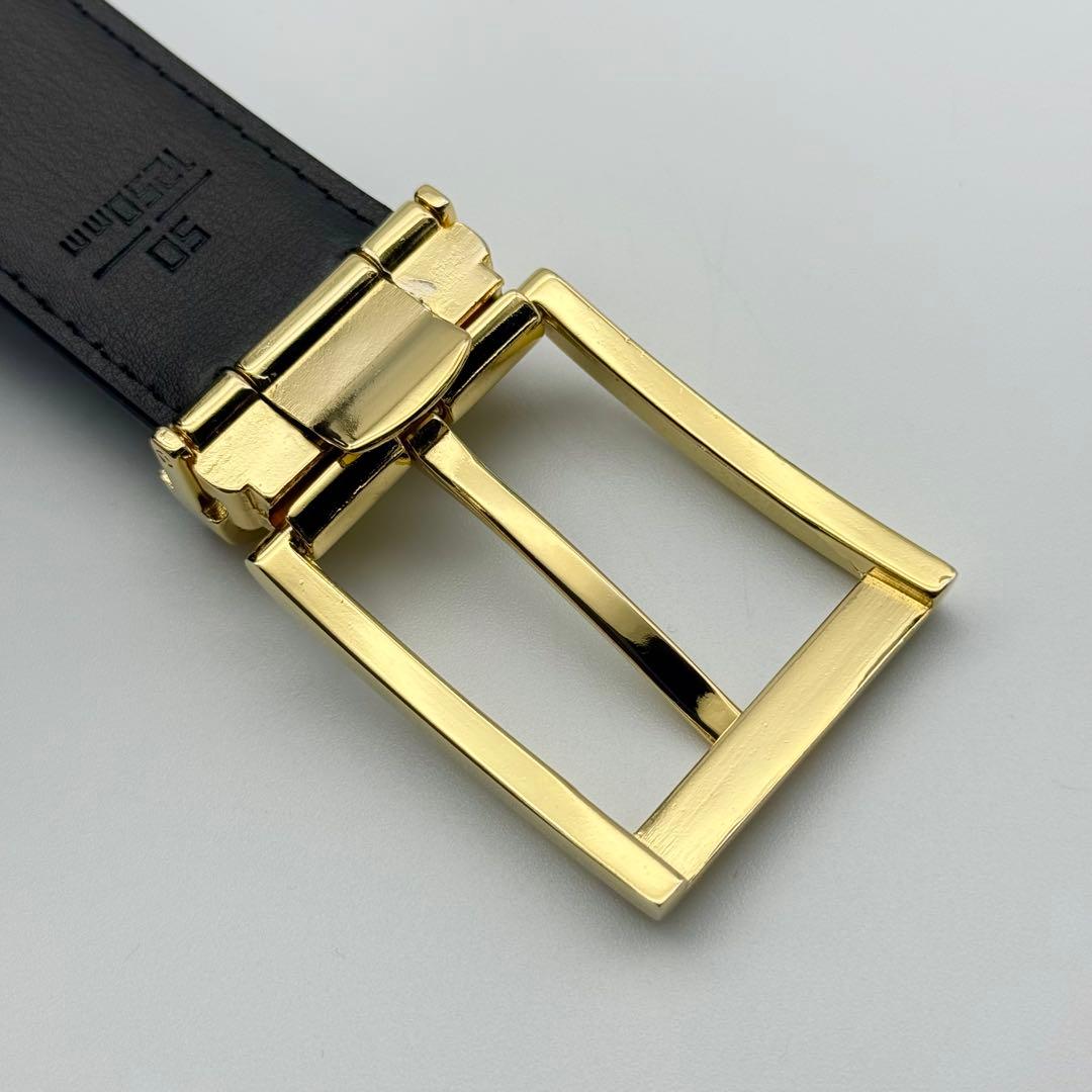 ✨美品✨サンローラン ベルトYSL ゴールド金具 新品ベルト レザー 男女兼用