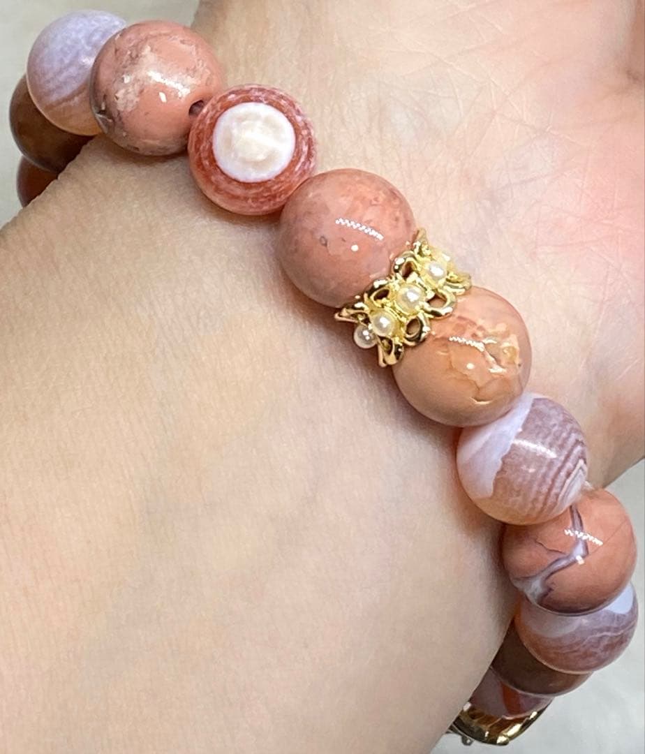 ♡お取り置き♡ ピンクシラー　ラブラドライトバラ　モリオンバラ　ゴールデンバラ