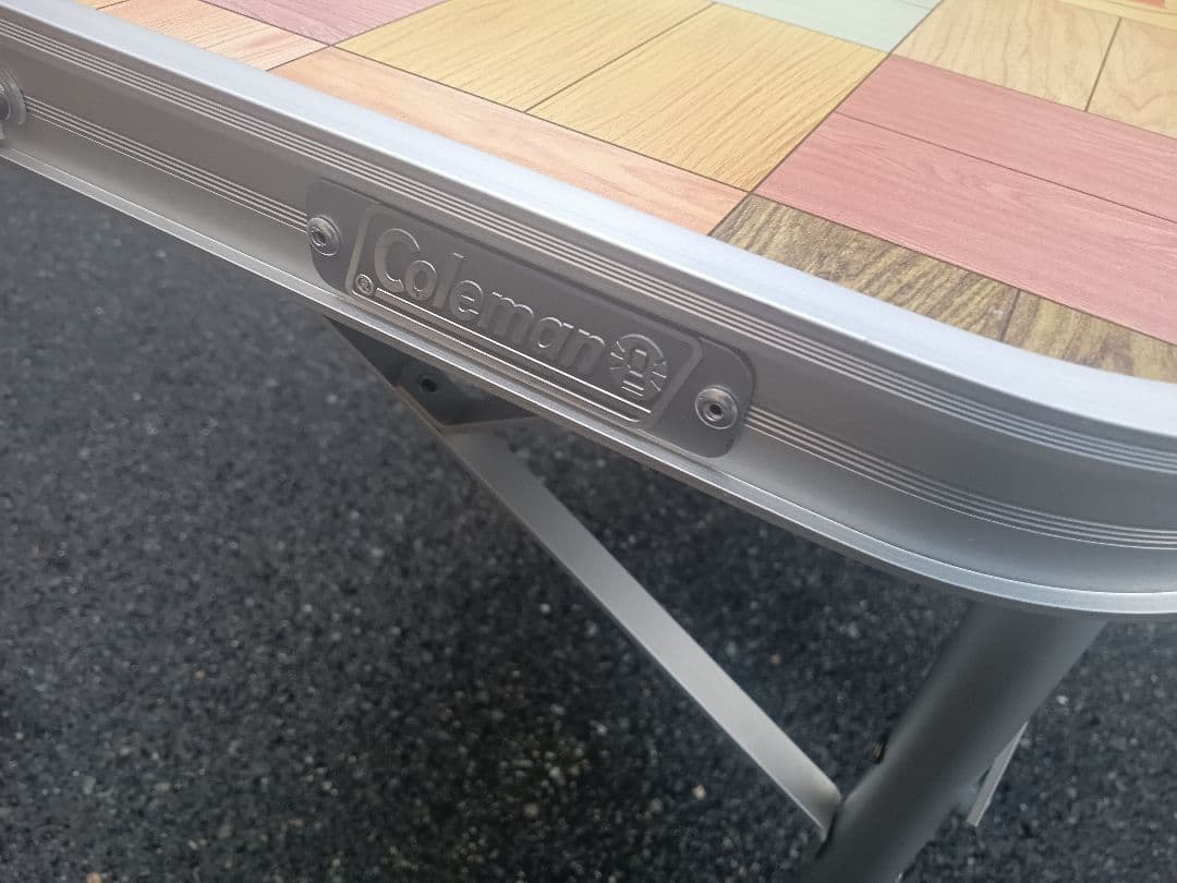 【Coleman】ナチュラルモザイクリビングテーブル/140 ②