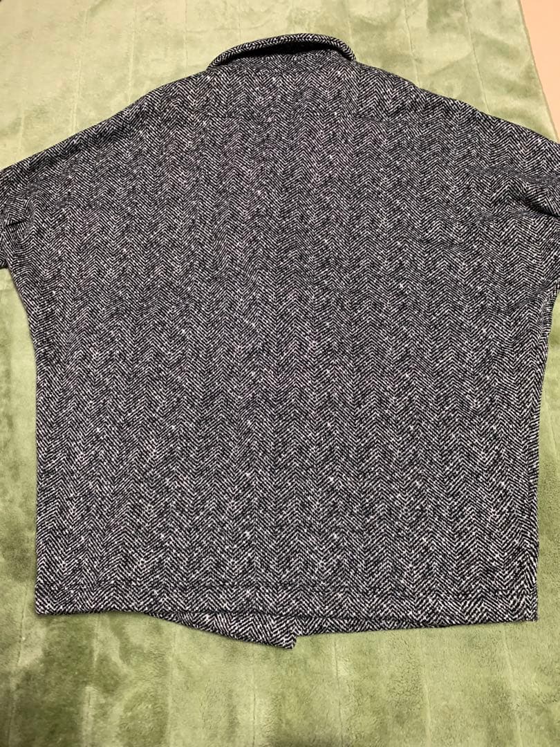 【お値下げ】♡ROSIEE ロージー♡軽量裏起毛ヘリンボーン　コクーンコート