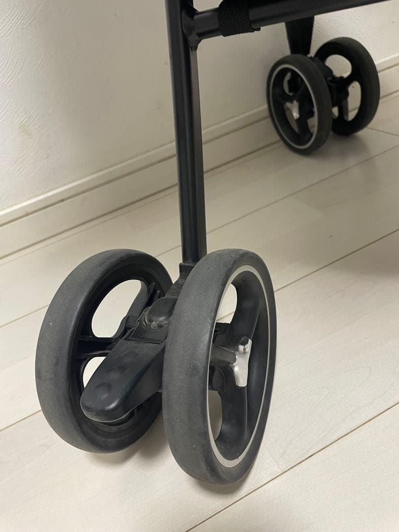 【美品】Aprica マジカルエアークッションAD ベビーカー レザーハンドル