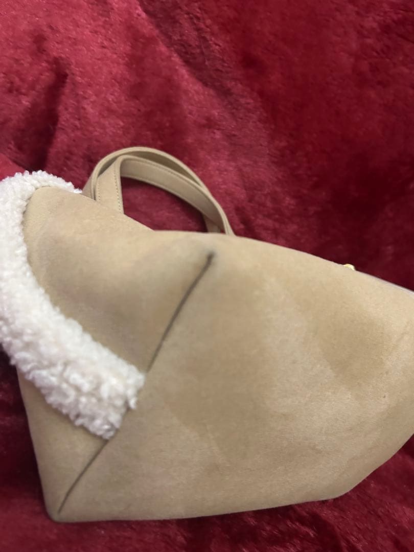 ラブラリーバイフェイラー オールドテディ　ワッペンボアトートバッグ　ポーチ