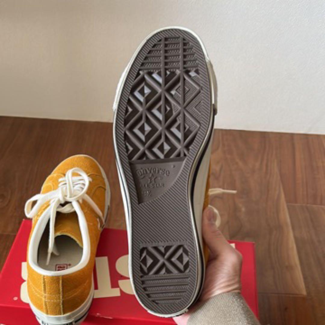 converse one star j suede gold 27㎝