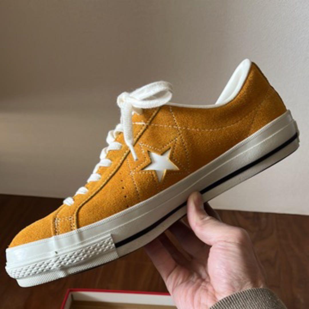 converse one star j suede gold 27㎝
