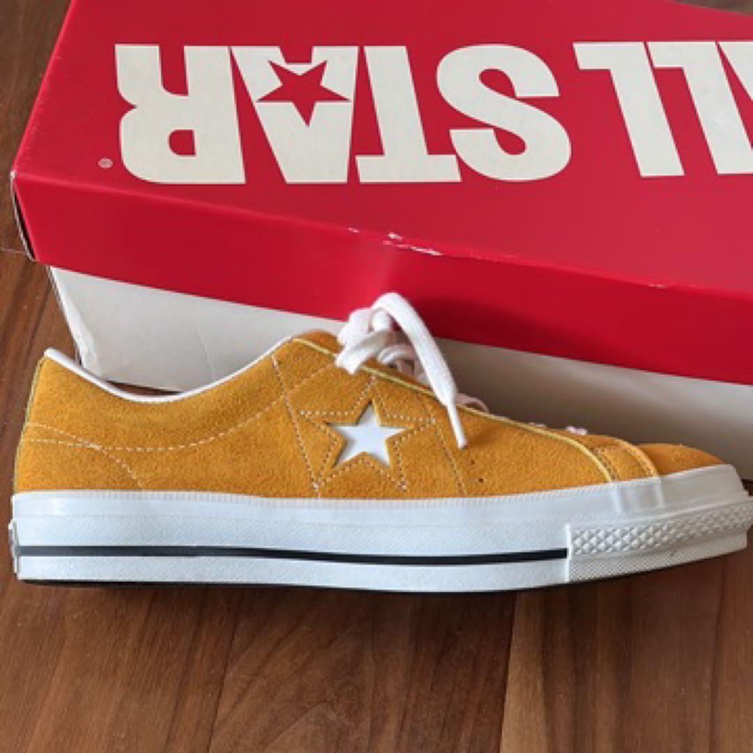 converse one star j suede gold 27㎝