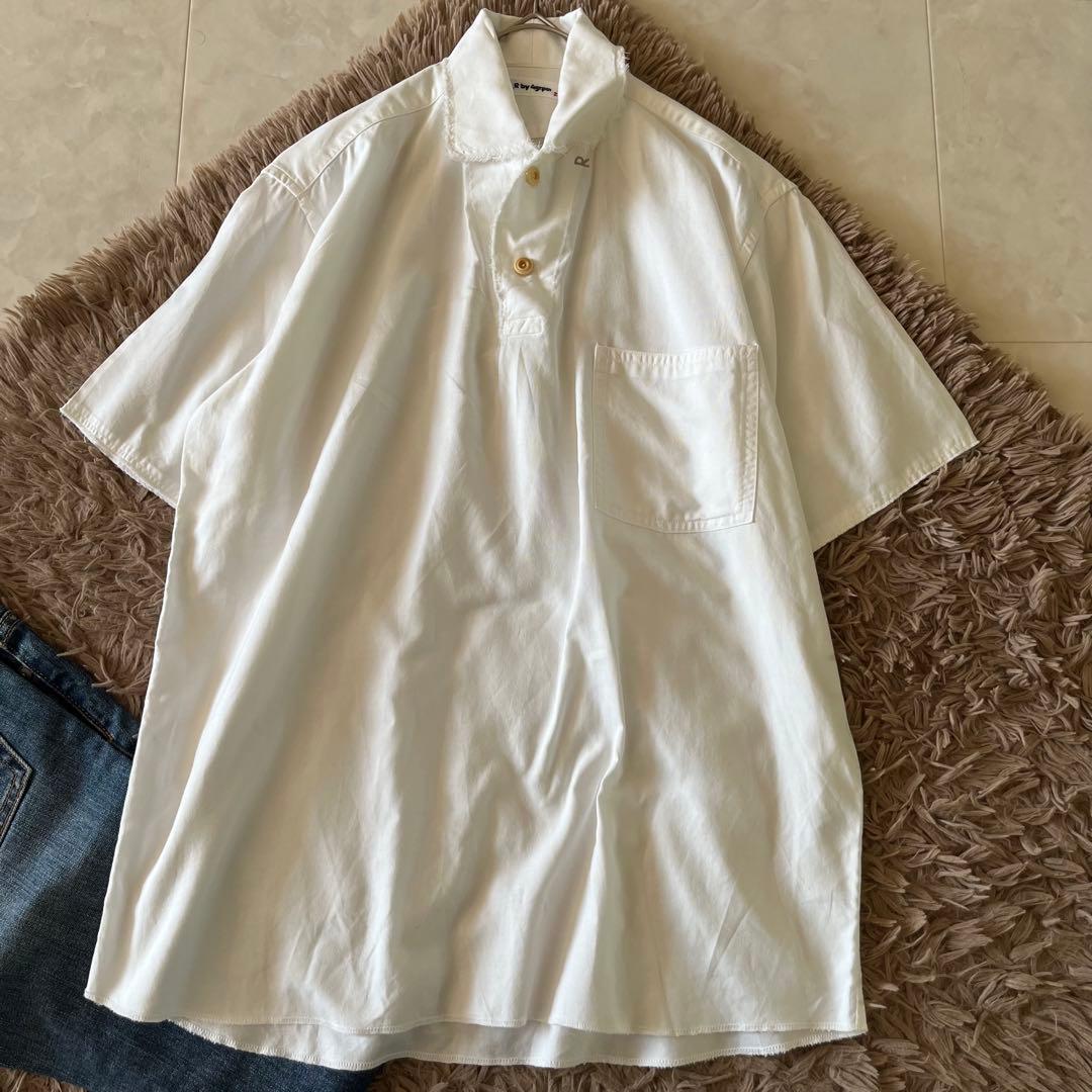極美品✨45R フォーティファイブアール R刺繍オーバーサイズ　半袖シャツ 2