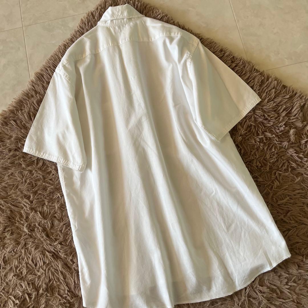 極美品✨45R フォーティファイブアール R刺繍オーバーサイズ　半袖シャツ 2
