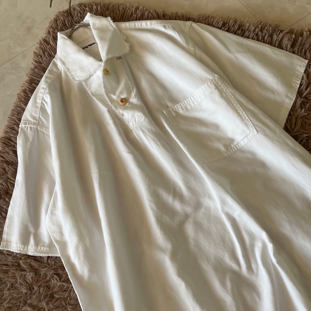 極美品✨45R フォーティファイブアール R刺繍オーバーサイズ　半袖シャツ 2