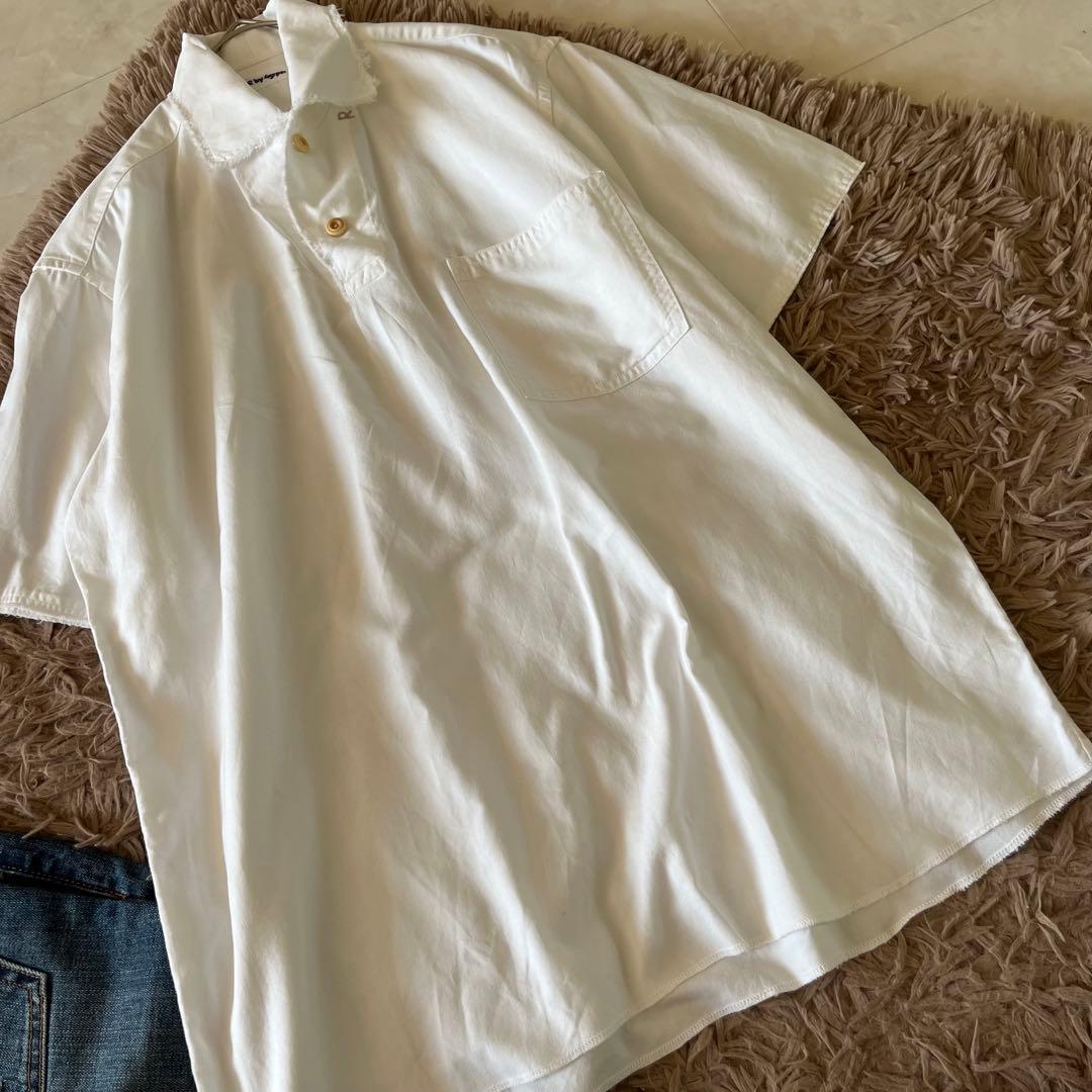 極美品✨45R フォーティファイブアール R刺繍オーバーサイズ　半袖シャツ 2