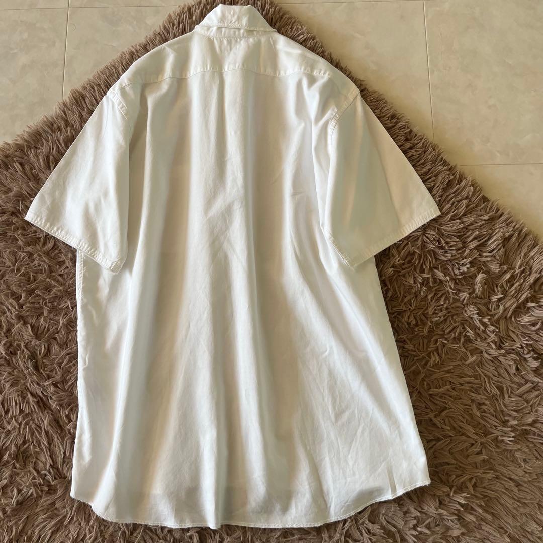 極美品✨45R フォーティファイブアール R刺繍オーバーサイズ　半袖シャツ 2