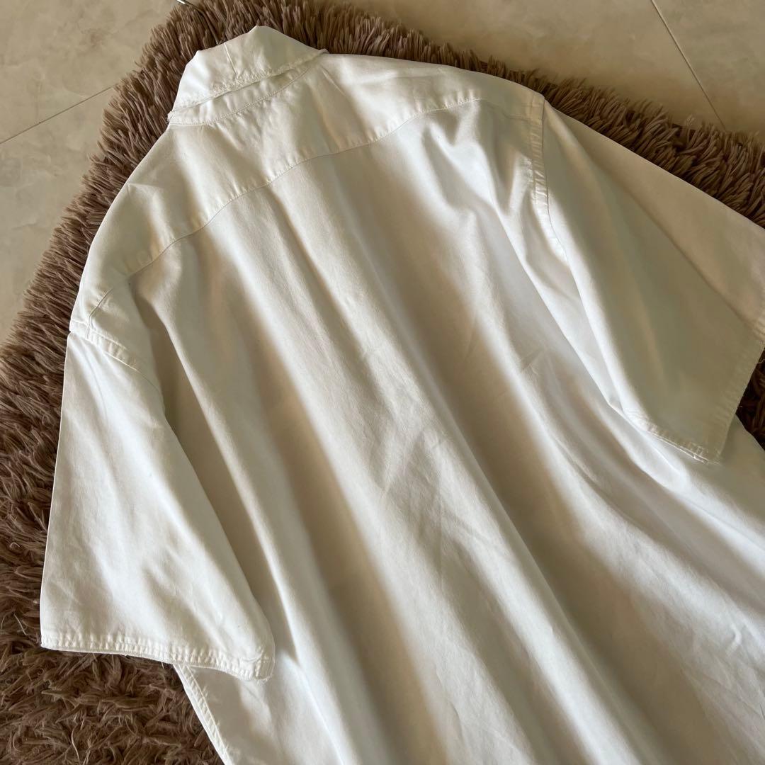 極美品✨45R フォーティファイブアール R刺繍オーバーサイズ　半袖シャツ 2