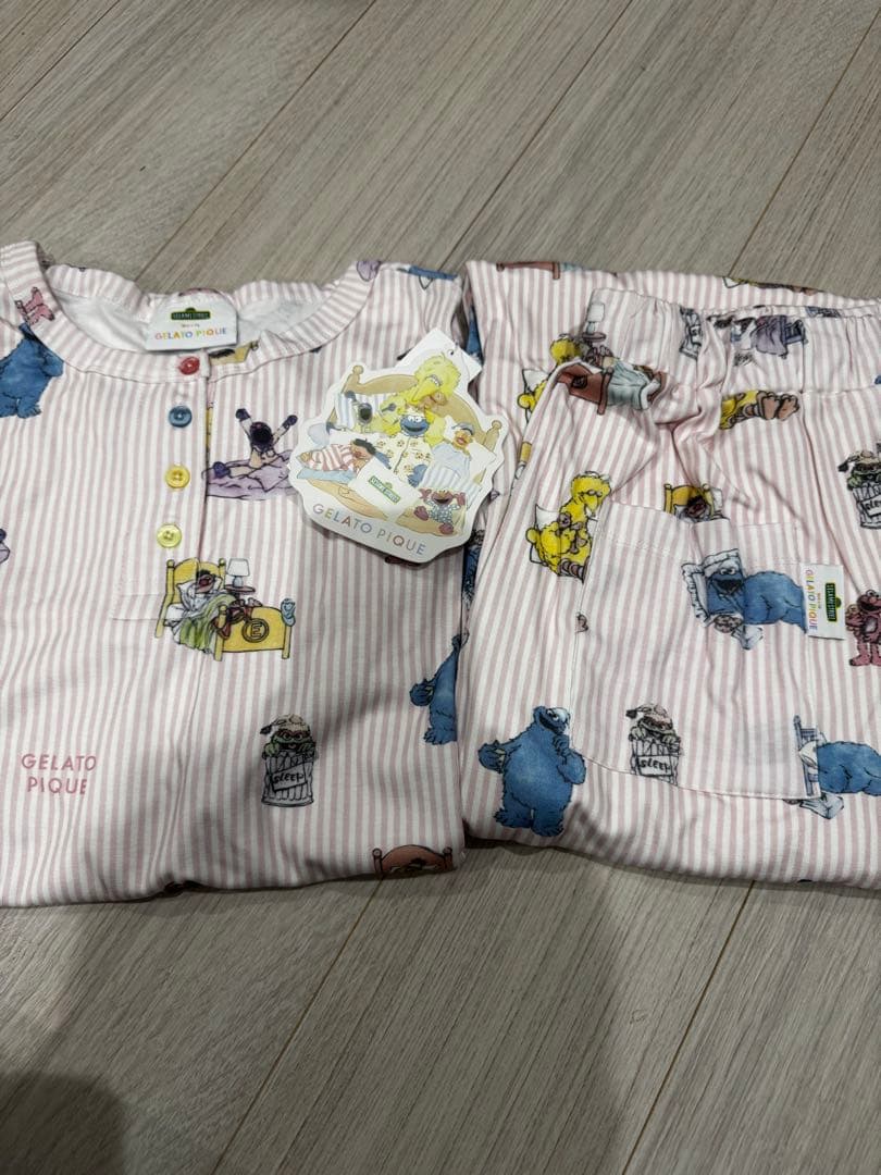 GELATO PIQUE セサミストリート ルームウェア 長袖 ラスト1点