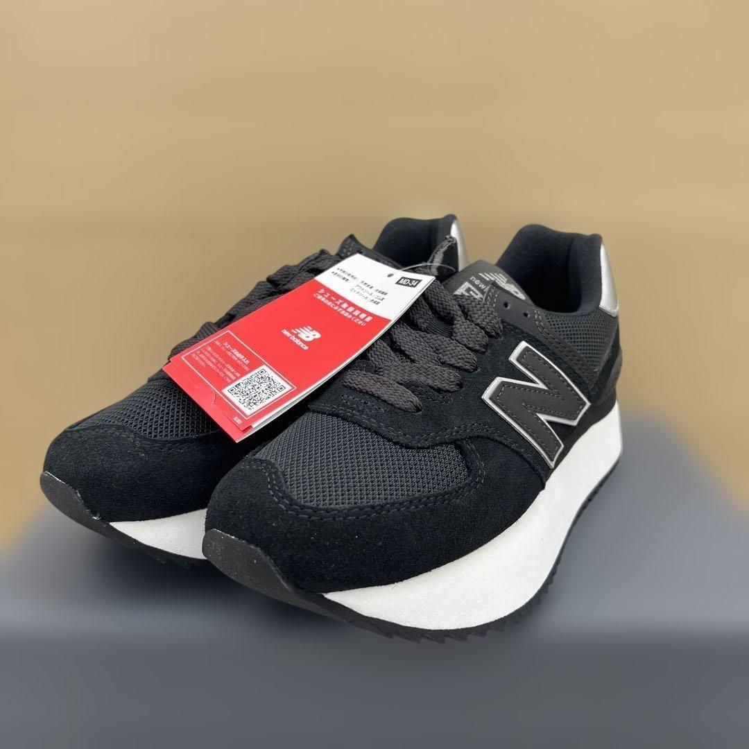 値下げ中601251 [ニューバランス]WL574Z 574+ 厚底23.5