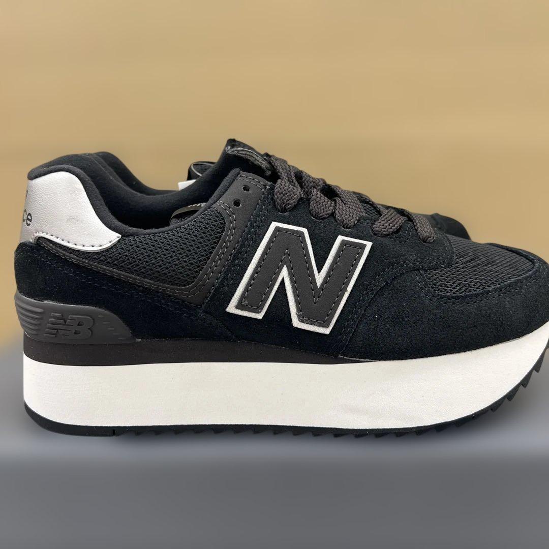 値下げ中601251 [ニューバランス]WL574Z 574+ 厚底23.5