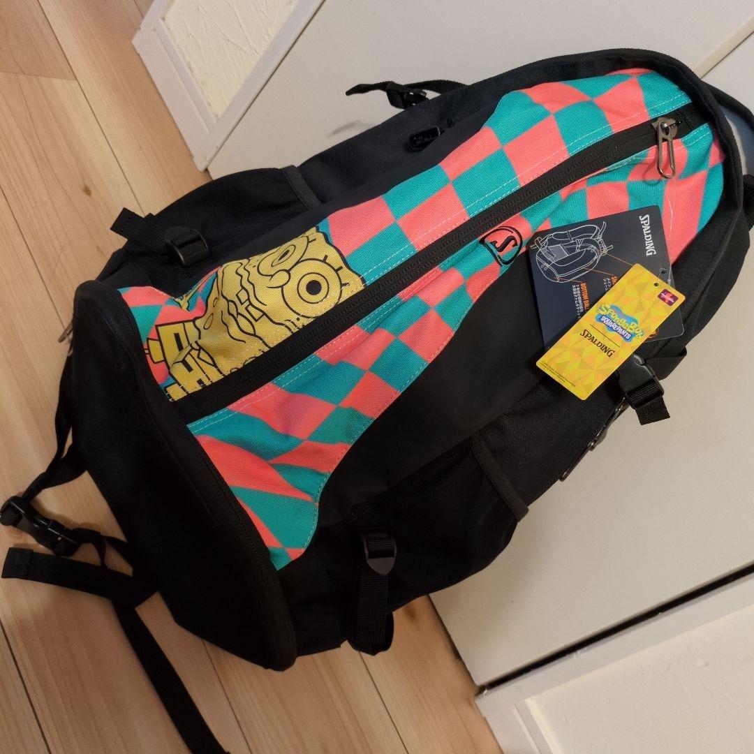 【新品】SPALDINGスポンジボブ ケイジャー リュック　バスケ