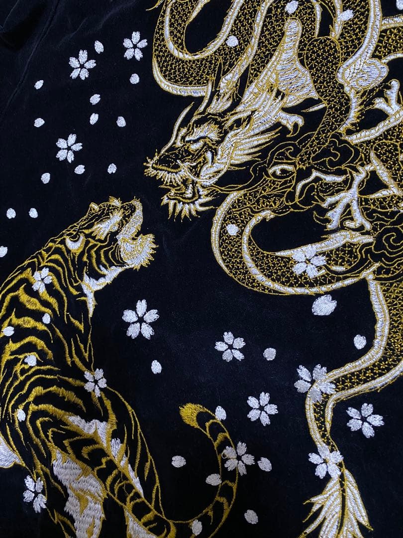 OBORO スカジャン 別珍 日本限定 龍 虎 unisex
